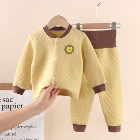 Baby Clothes Set Manufacturer - OEM Custom 2021 Winter 2pcs Cotton Toddler