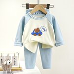 Children's Clothing Set Manufacturer - OEM Autumn Winter Cartoon Printed