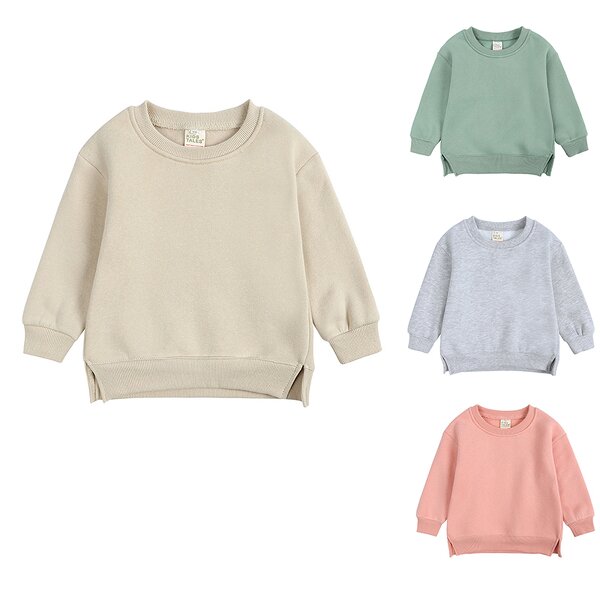 Children Pullover Manufacturer - OEM Custom Logo Design Blank Plain Cotton