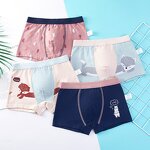 Boys' Underwear Set Manufacturer - OEM Custom Cotton 4 Pcs Children's Boxer