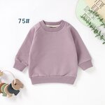 Children Pullover Tops Manufacturer - OEM Custom Logo Solid Colors Organic