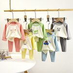 Children's Clothing Set Manufacturer - OEM Autumn Winter Cartoon Printed