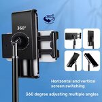 Desktop Phone Stand Factory - 360° Rotatable Telescopic Arm