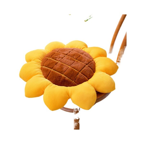 Flower Pillow Factory - Creative Sunflower Woven Tatami Cushion
