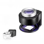 Magnifier Glass Supplier - USB 30x 6 LED UV Lights for Stamps