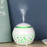 Perfume Dispenser Factory - Smart Hollow Mushroom LED Humidifier