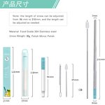 Telescopic Straw Supplier - Stainless Steel with Silicone Mouthpiece