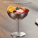 Stainless Steel Stem Cups Supplier - Cocktail Glasses Ice Cream