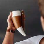 Stainless Steel Cup Supplier - Creative Couple Rope Claw Vacuum