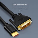HDMI Cable Supplier - 1.5m HDMI to DVI 4K Conversion Adapter