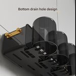 Toothbrush Holder Supplier - Transparent for Couples No-Drill