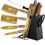 Kitchen Knife Set Supplier - 6-Piece Stainless Steel Bone-Slicing