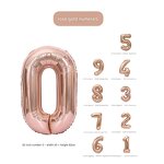 Aluminum Balloon Factory - 32 Inch Gold Silver Gradient Digital