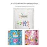 Birthday Balloon Supplier - 32-Inch White Aluminum Film Photo