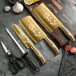 Kitchen Knife Set Supplier - 6-Piece Stainless Steel Bone-Slicing