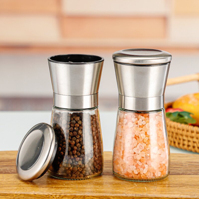 Salt Pepper Mill Factory - Stainless Steel Glass Hand Grinder