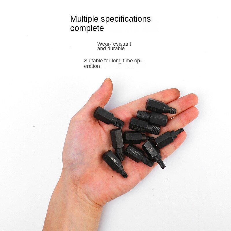 Screw Remover Set Supplier - 10-Piece Carbon Steel Hexagon Socket