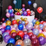 Pearlescent Balloons Factory - 10 Inch Thick 100pcs Non-Toxic