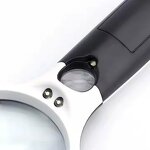 Handheld Magnifier Factory - 45X 3X LED Light for Reading