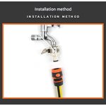 Faucet Connector Factory - White Plastic Quick Connect 1/2"