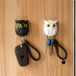 Key Holder Factory - Owl-Shaped Magnetic Self-Adhesive Hooks