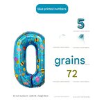 Birthday Balloon Supplier - 32-Inch White Aluminum Film Photo