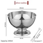 Stainless Steel Stem Cups Supplier - Cocktail Glasses Ice Cream