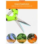 Stainless Steel Shears Supplier - Straight Elbow for Plants Fruits