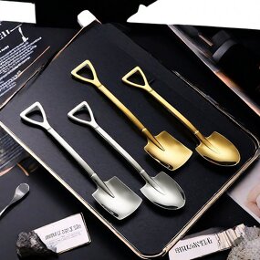 Watermelon Spoon Factory - Creative Stainless Steel Square Shovel