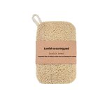 Dishwashing Cloth Supplier - Double-Sided Loofah Pulp Brush Pot