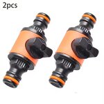 Garden Hose Valve Factory - 2pcs PVC Shut-off Connector Repair