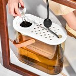 Waste Bin Supplier - Portable with Lid Dry Wet Separation Oval