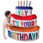 Cake Balloons Supplier - Cartoon Birthday Bear Decorations Photo