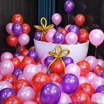 Pearlescent Balloons Factory - 10 Inch Thick 100pcs Non-Toxic