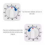 Mechanical Timer Factory - 60 Minute Count Up/Down Alarm Clock