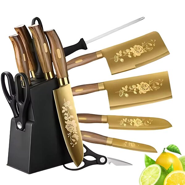 Kitchen Knife Set Supplier - 6-Piece Stainless Steel Bone-Slicing