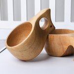 Wooden Cup Factory - Japanese Whole Wood Hook Eco-Friendly