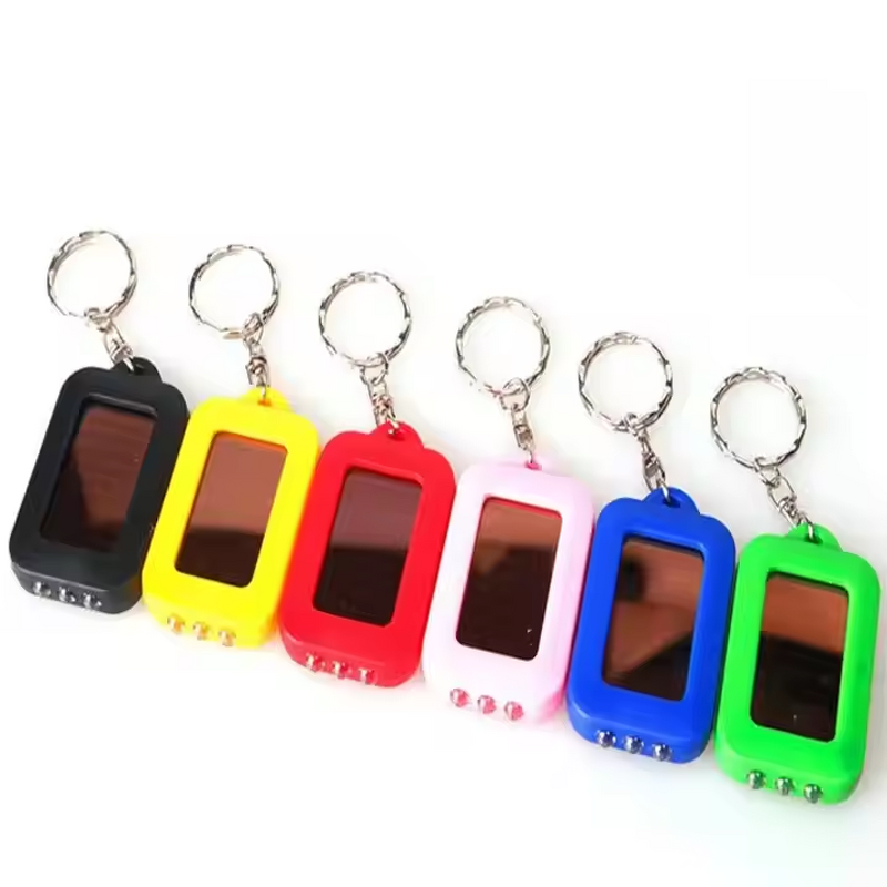 Keychain Flashlight Supplier - Mini LED Solar Rechargeable
