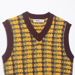 Knitting Sweater Manufacturer - OEM Custom PB&ZA Women 2025 V-neck Vintage