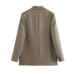 Blazer Coat Manufacturer - OEM Custom PB&ZA Women 2024 Autumn Double