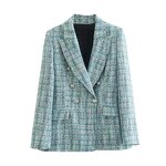 Blazer Coat Manufacturer - OEM Custom PB&ZA Women 2022 Autumn Double