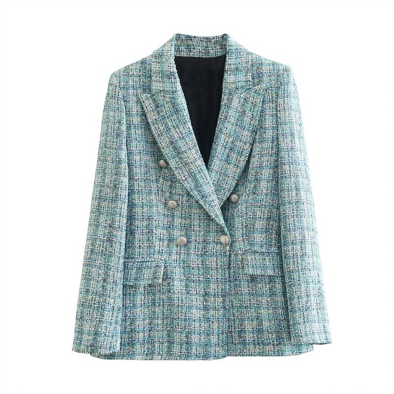 Blazer Coat Manufacturer - OEM Custom PB&ZA Women 2022 Autumn Double