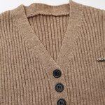 Sweater Set Manufacturer - OEM Custom PB&ZA Set 2 Pieces 2024 Five-button