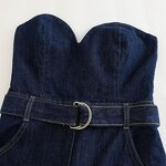 Corset Jeans Jumpsuits Manufacturer - OEM Custom PB&ZA Women 2025 Summer