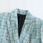 Blazer Coat Manufacturer - OEM Custom PB&ZA Women 2022 Autumn Double