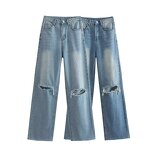 Jeans Manufacturer - OEM Custom PB&ZA Women 2023 Summer Two Color Holes