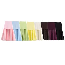 Midi Skirt Manufacturer - OEM Custom PB&ZA Women 2024 Small Pleated Splice