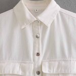 Denim Waistcoat Manufacturer - OEM Custom PB&ZA Women 2023 Autumn 3 Color