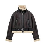Reversible Jacket Manufacturer - OEM Custom PB&ZA Women 2023 Winter Cropped
