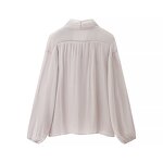 Bow Blouse Set Manufacturer - OEM Custom PB&ZA Set 2 Pieces 2024 Bow